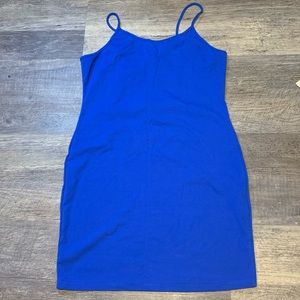 Cobalt blue cami dress